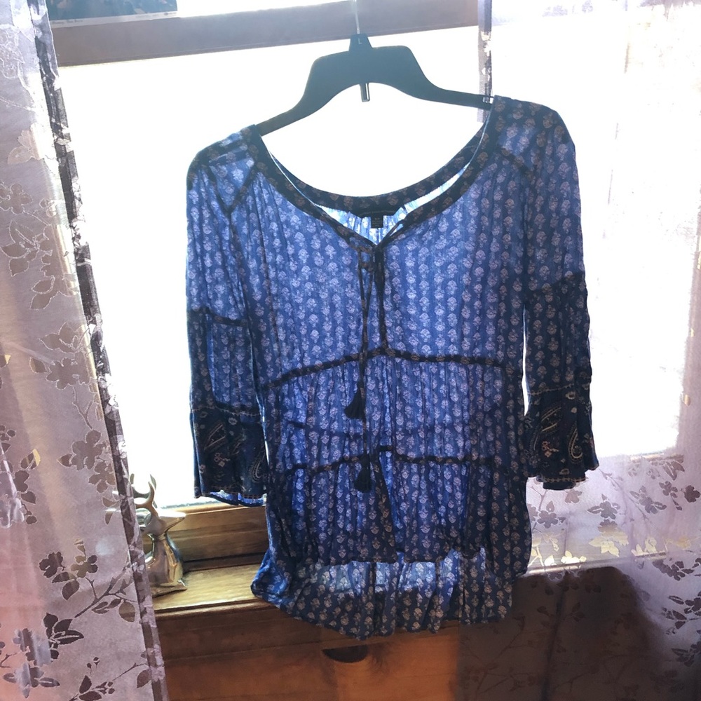 Paisley Print American Eagle Blouse